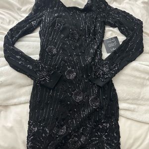 Sequence long sleeve dress